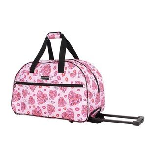 Betsey Johnson Carry-On Softside Rolling Duffel Bag